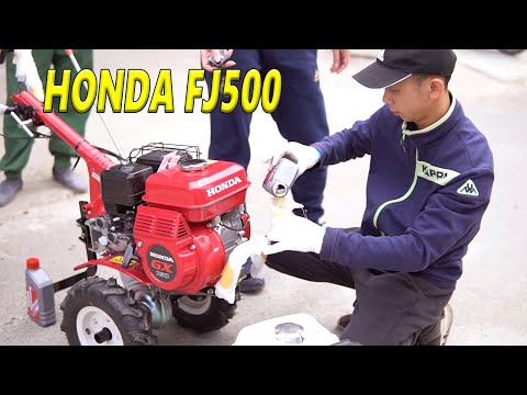 Video Máy Cày Bừa Honda Nhập Khẩu FJ500 Nguyên Chiếc Sẽ Như... - youtube