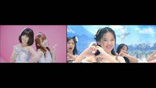 【MV Comparison】Sweet & Bitter / AKB48 | JKT48