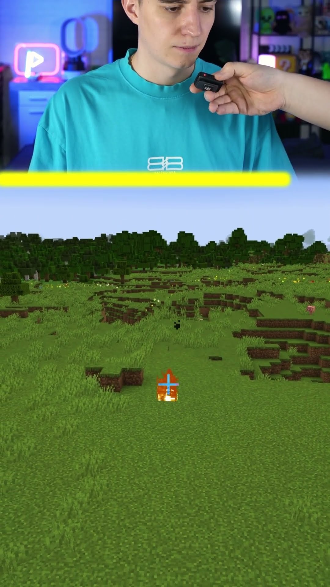 САМЫЙ МОЩНЫЙ ДИНАМИТ В МАЙНКРАФТЕ! ТНТ MINECRAFT #Shorts #Глент