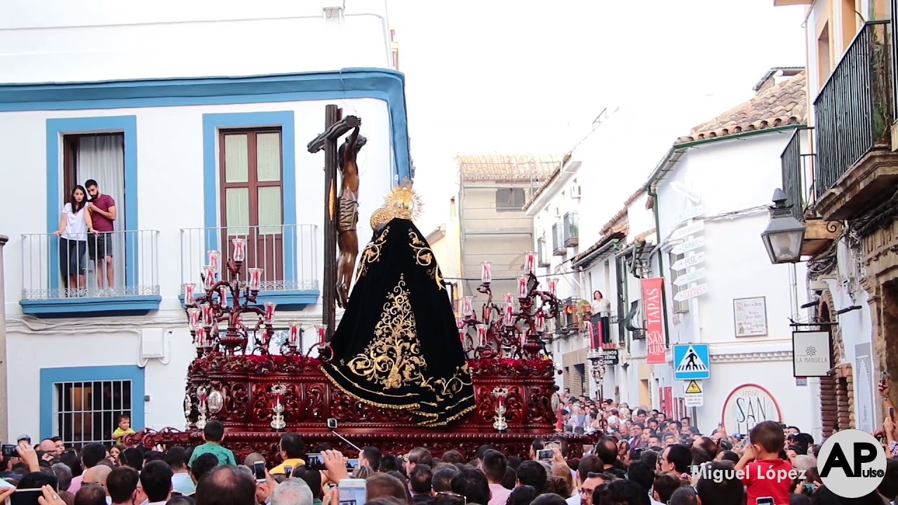 Cristo de las Penas de Córdoba en esquina de Cardenal Gonzalez | Regreso Magno 2019