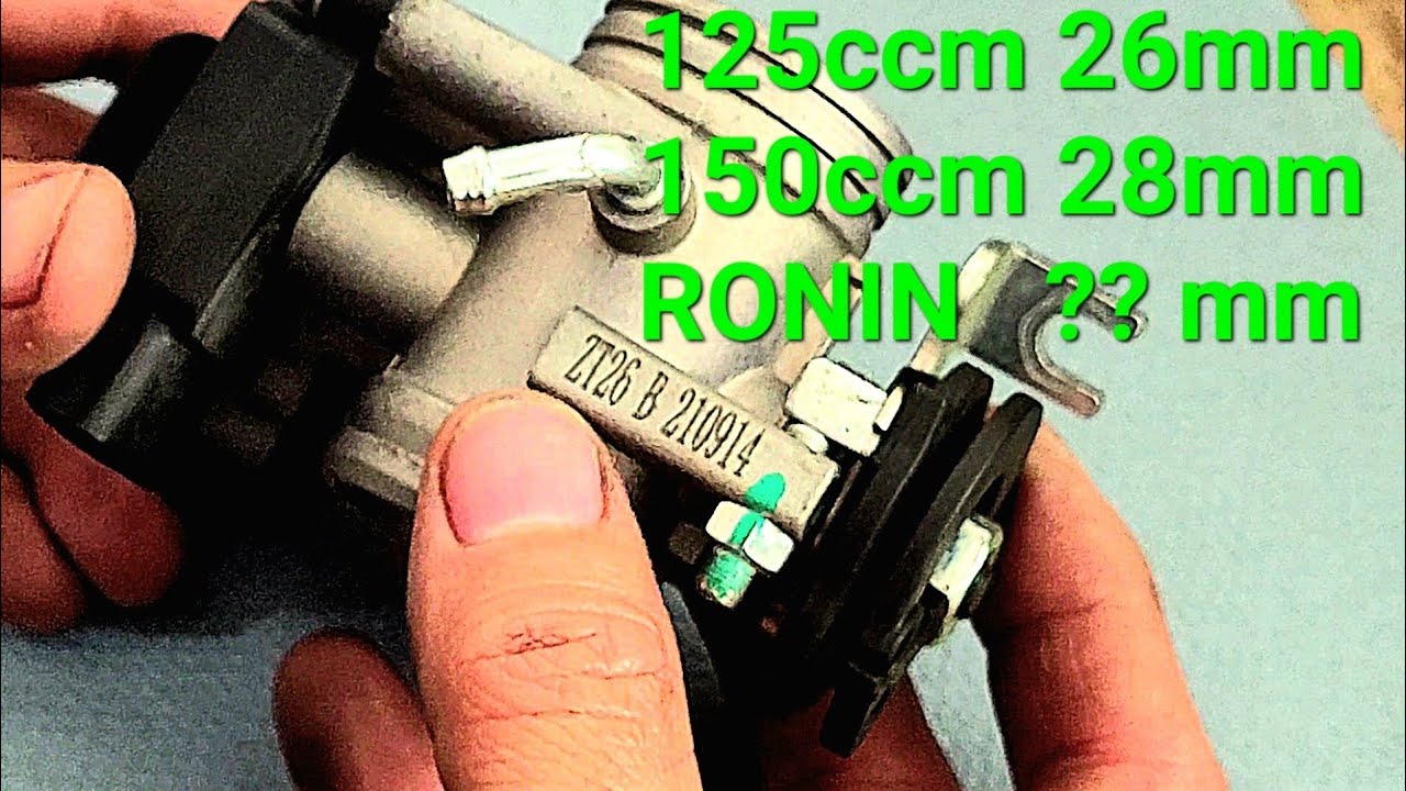 Przepustnica big size. Zontes 125