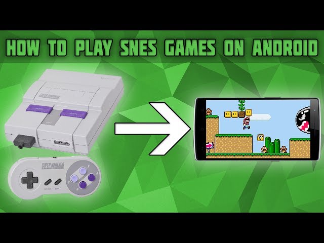 How to Play SNES Games on Android! SNES Android Emulator! Snes9x