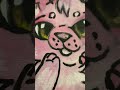 #furry #fae #cat #painting #glowinthedark #handpainted #cute #cat #neko #cuteart #8x10 #ebayartist