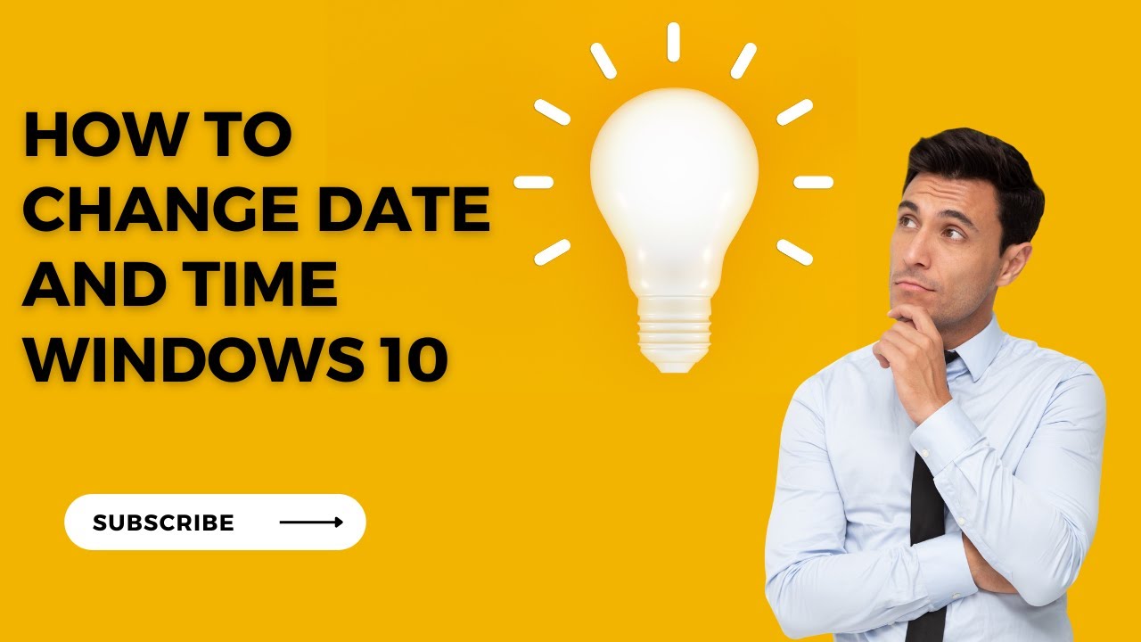 how-to-change-date-and-time-windows-10-youtube
