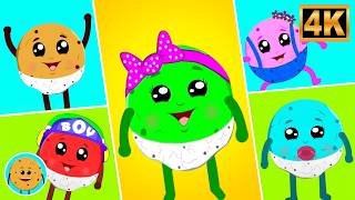 five little babies jumping bed kids learning song nursery