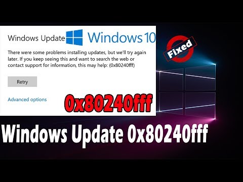 0x80240fff Windows 10 Update |(0x80240fff 1909,1511,10240)-Windows 10 Update Error 0x80240fff[FIXED]