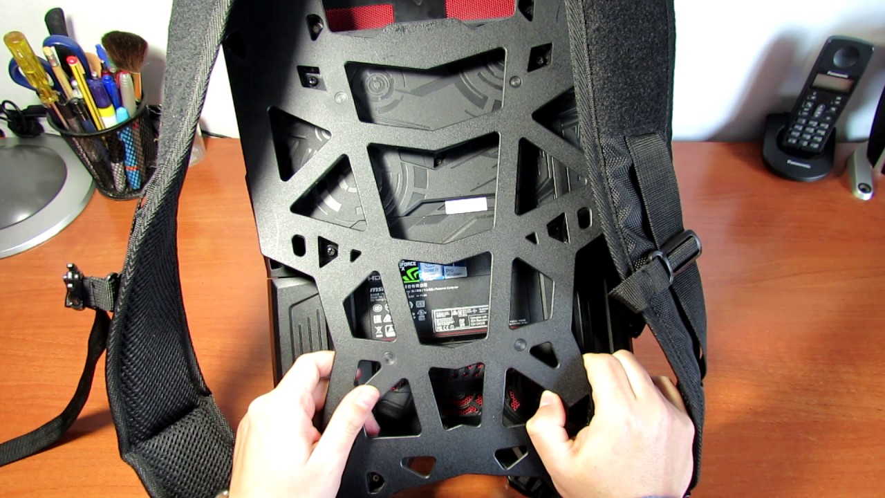 Review Mochila MSI VR Ready MS-1T21 - YouTube