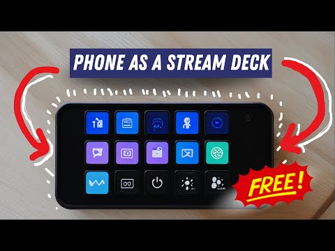 How to use your PHONE As A Stream Deck To Control OBS for FREE