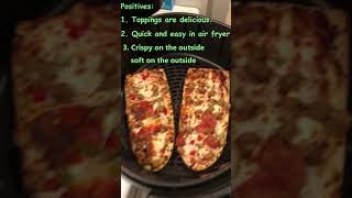 Red Baron French Bread Supreme Frozen Pizza Quick Review #shorts