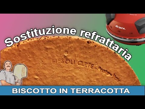 BISCOTTO FIESOLI ARTE SU FORNETTO ARIETE 909 PIZZA IN 4 MINITI -  SOSTITUZIONE PIETRA REFRATTARIA - YouTube