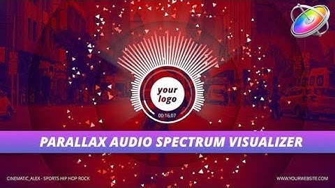 Audio Visualizer - Parallax Circles | After Effects Template