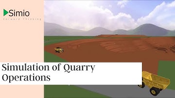 Simio Tutorial | Quarry Truck-Shovel Operations | Mining model
