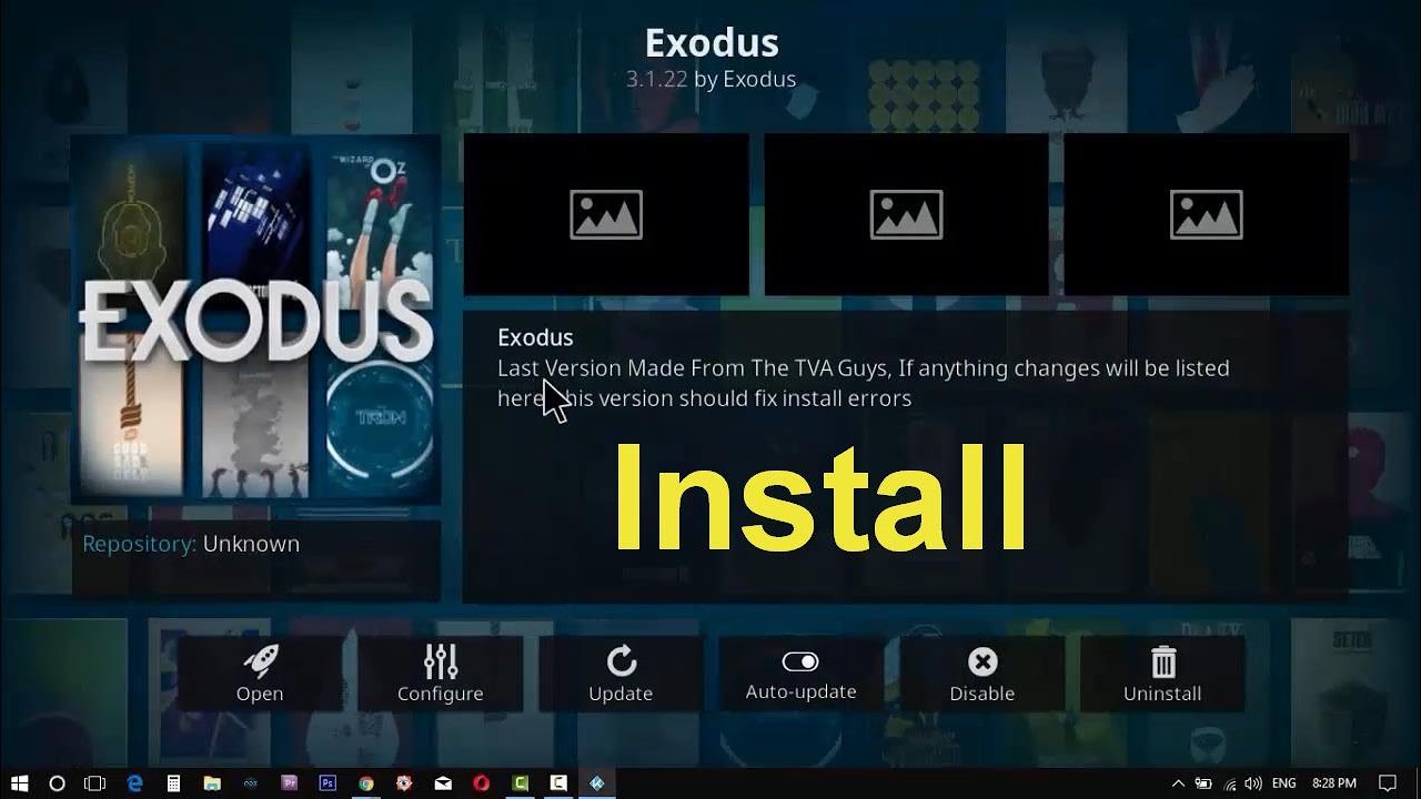 how to download new version to kodi