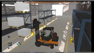 Realistic Forklift Simulator. Game test screenshot 5
