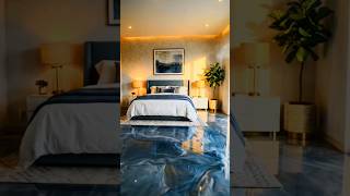 ❄️ Turned an Old Bedroom into a Crystal Ice Luxury Floor! 😍 | #shorts #shortsfeed #ice