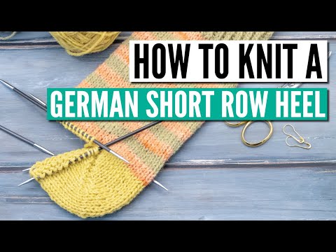 Video: How To Knit The Heel Of A Sock With Knitting Needles