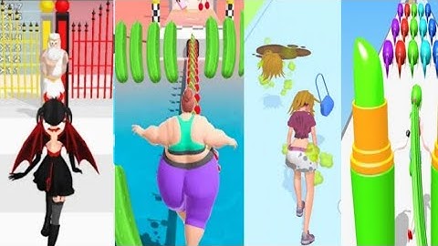 Makeover Run |Fat 2 Fit|Hair Rush| Good girl Bad girl Gameplay Walkthrough All Levels andriod, ios