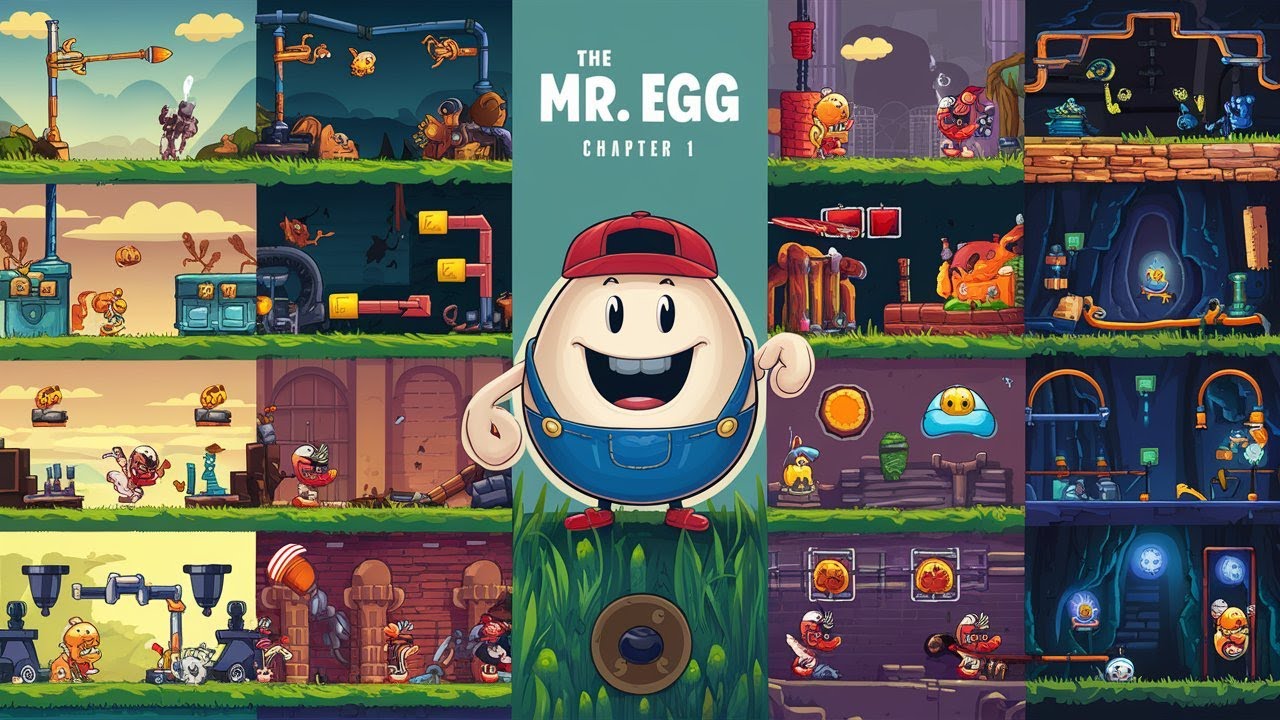 Mr Egg Game | Main level | Chapter 1 | level 1- 14 | Walkthrough