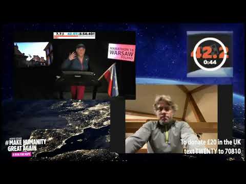 Eddie Izzard - Day 16 : Marathon 16 Finish - A Run For Hope