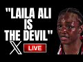 CLARESSA SHIELDS GOES OFF ON LIVE AFTER LAILA ALI FINISHED HER W/ A T.K.O. | GASLIGHTING INCLUDED ⚠️