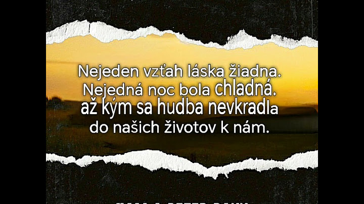Kali - S tým čo mám (karaoke)
