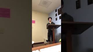Comm-111 informative speech practice video