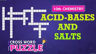 Acid Bases class 10 cbse | Chemistry crossword puzzle | ncert class 10th | gradebooster screenshot 4