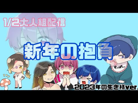 【大人組配信】大人組の新年の抱負ってなに？【いれいす切り抜き】