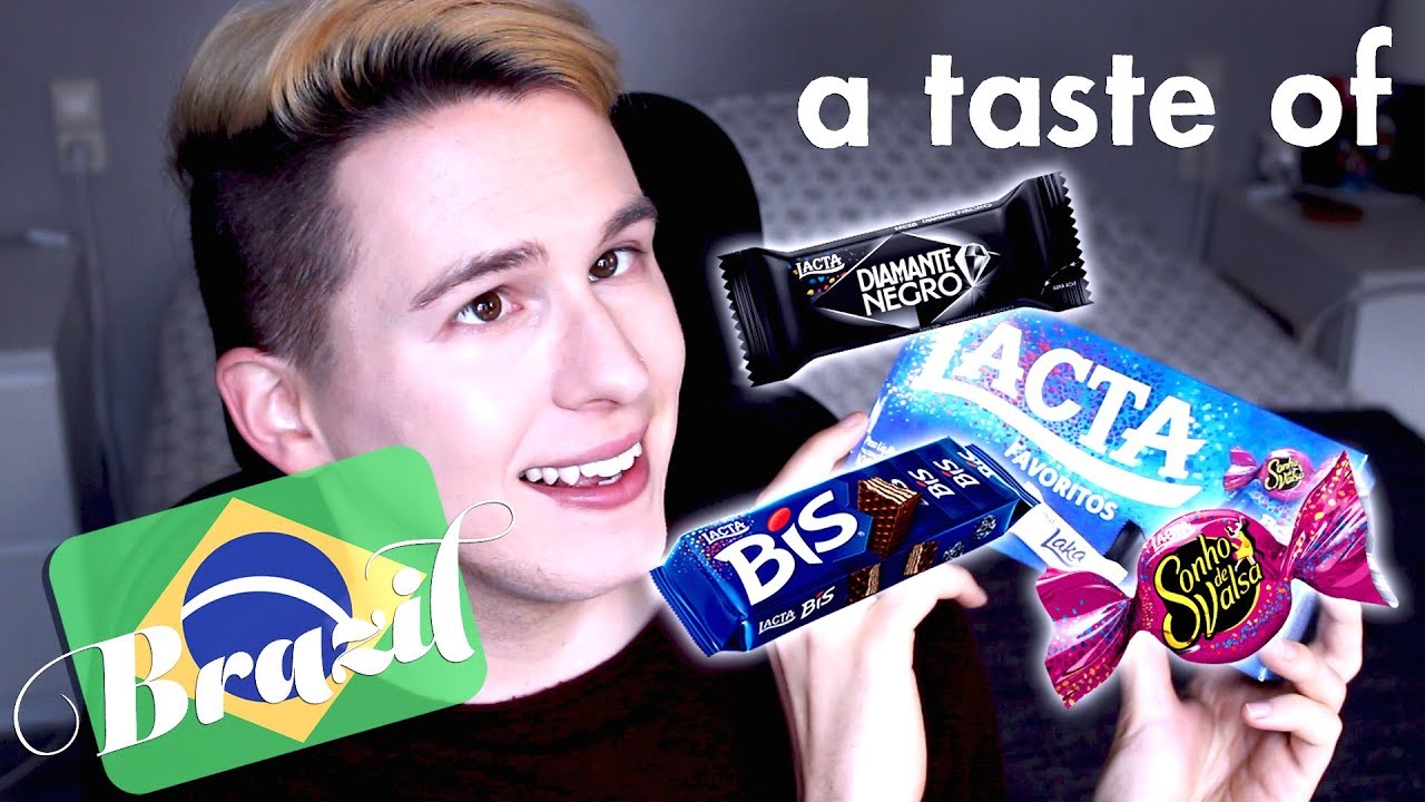 TRYING Lacta BRAZILIAN CHOCOLATE—BIS, Sonho de Valsa, Diamante Negro, & more