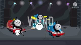 Thomas the Tank Engine and His Steam Engines Make a Band and Gets Ungrounded