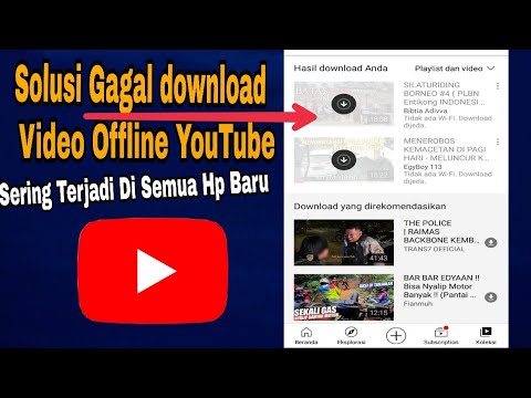 CARA MENGATASI YOUTUBE | TIDAK BISA DOWNLOAD OFFLINE