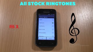 Samsung Galaxy S1 All Stock Ringtones