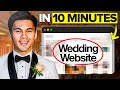 How To Make a Wedding Website In 10 Minutes