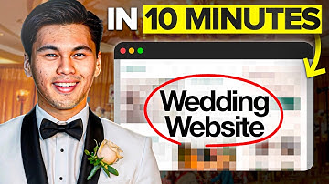 How To Make a Wedding Website In 10 Minutes