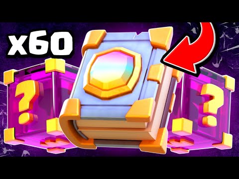 PACK OPENNING DE 60 CUBE MYSTERE SUR CLASH ROYALE !