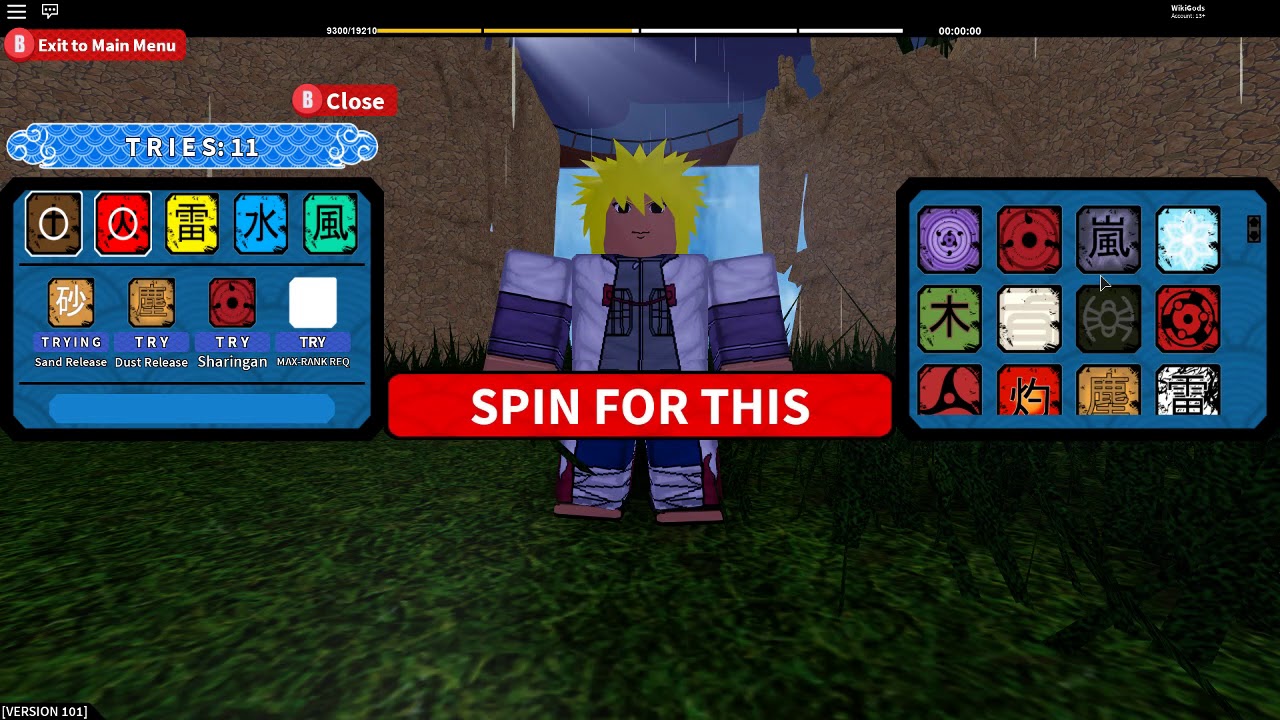 Roblox Naruto Beyond Update 101 New Code 20 Spins New Spin System Is Broken Youtube - roblox update code beyond