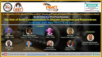 The Role of Radio Communications in Disaster Prevention and Preparedness - Saturday 29th May 2021