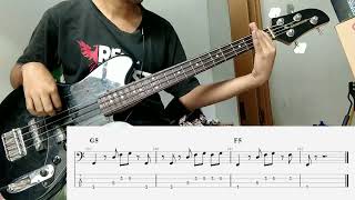 Video thumbnail of "Hard Drive Gold - alt-J (Bass Cover and Tab)"