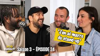 Podkassos Saison 3 #24 - Je veux QUITTER le stand-up (avec Marine Ella et Rey Mendes)