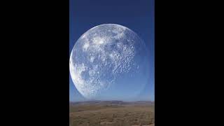 شاهد ظهور القمر بهذا الحجم ثم يختفي في مدة ٣٠ ثانيه ويحجب الشمس مدة ٥ ثواني سبحان الله