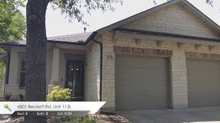 6801 Beckett Rd. Unit 113L Austin Home For Rent - 2 Bed 2 Bath - by Property Managers in Austin