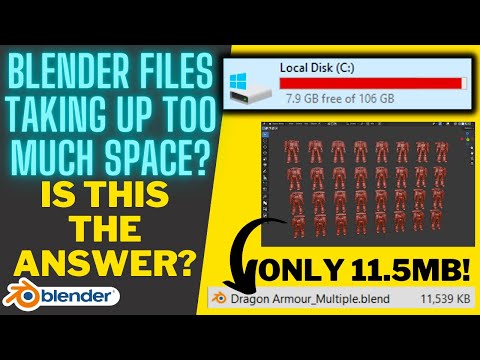 Blender Files Getting Too Large? This Could Be The Answer!