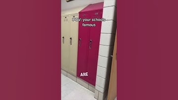 Thumbnail of When your high school is famous 😱