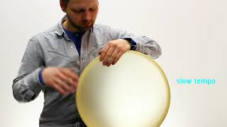 TRIPLE Basic Pattern 1 (Darbuka) - FRAME DRUM (Rahmentrommel), Instruction Book by Torsten Pfeffer