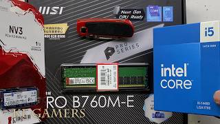 Intel Core I5 14400 Msi Pro B760M E Kingston Nv3 Slevcase Spotless S Slim Micro Atx Casing Pc Build