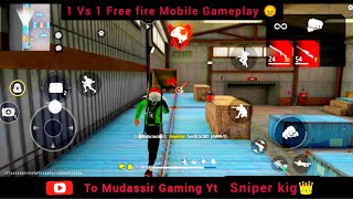 1 Vs 1 Free fire Mobile Gameplay 😡 Sniper ling is back