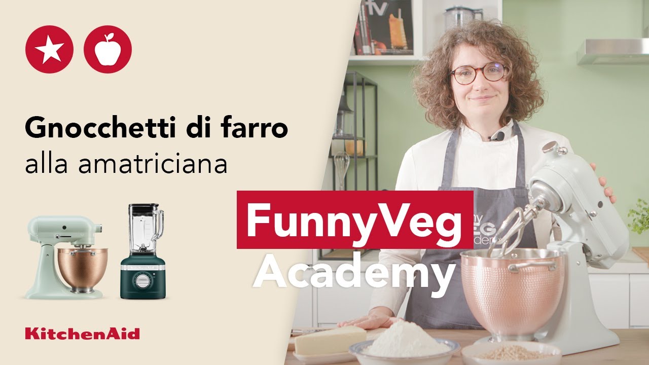 Vegan gnocchetti di farro alla amatriciana | Ricette di FunnyVegAcademy | KitchenAid