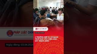 4 trường hợp bị cơ quan thuế đưa vào diện giám sát trọng điểm #tintuc #tindongtroi #news