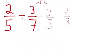 Division of Fraction KS2 KS3 11+ Maths KS4 Maths GCSE 9-1 Maths AQA Pearson Edexcel OCR Maths