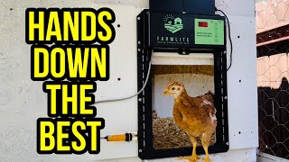 Farmlite Automated Chicken Coop Door, Hands down the BEST on the market.